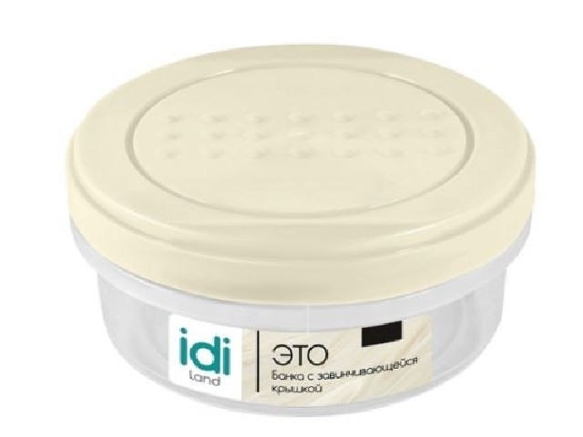 Банка с завинчивающейся крышкой Asti 0,35л (светло-бежевый)